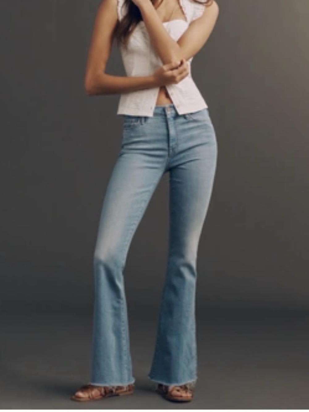 MOTHER Weekender High-Rise Flare Jeans